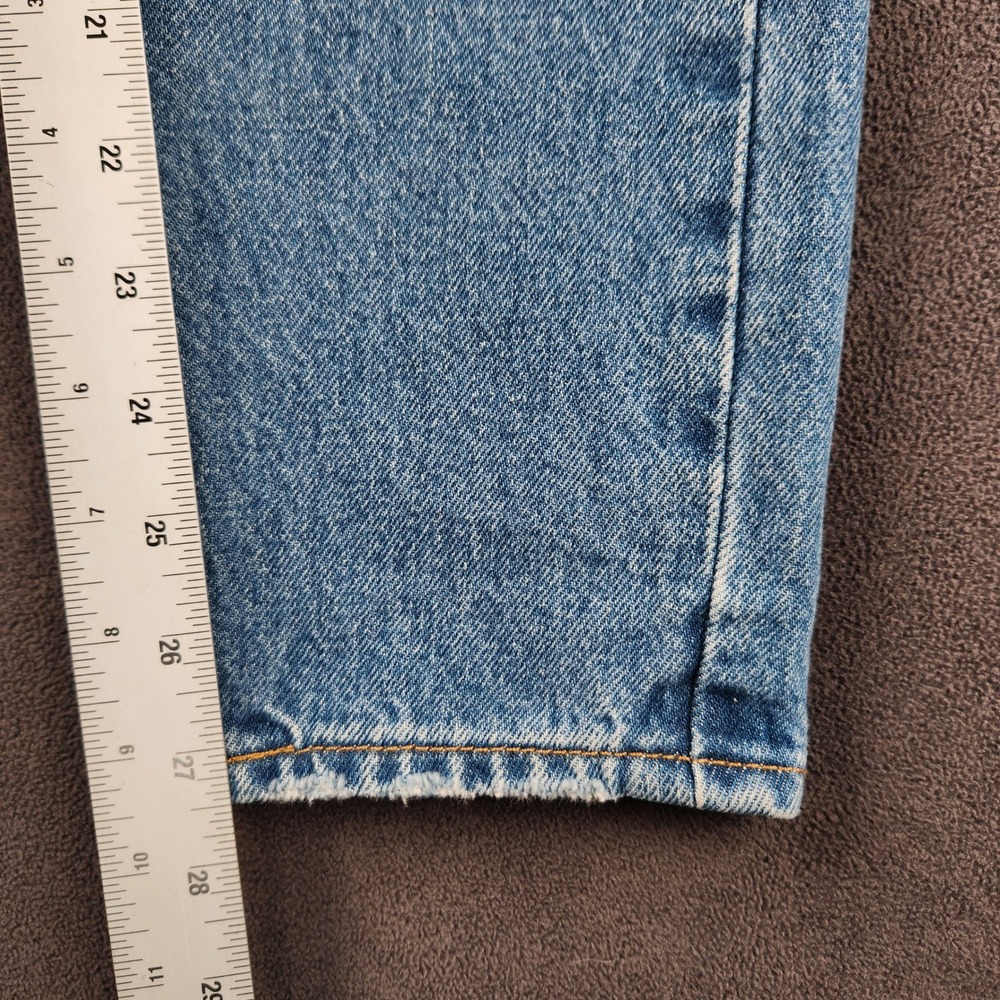 Levis Wedgie Jeans Womens 24 Blue Distressed High Rise Button Fly 22861-0107 NEW - Picture 11 of 13
